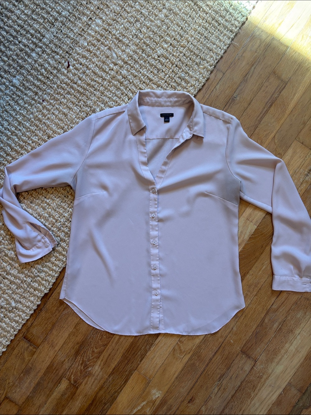 Ann Taylor Women's Satin Perfect Shirt
